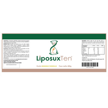 Carica l&#39;immagine nel visualizzatore di Gallery, LiposuxTen Polvere gusto BANANA e VANIGLIA 400g  Liposuzione Nutrizionale
